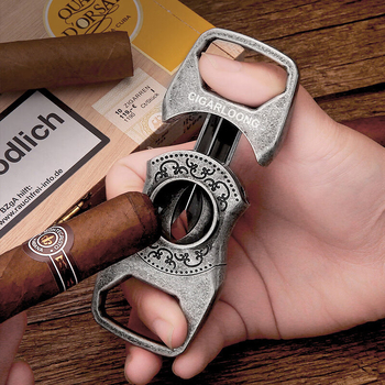 Rezač za cigare - CIGARLOONG, nehrđajući čelik, stil laganog luksuza, CC-24II