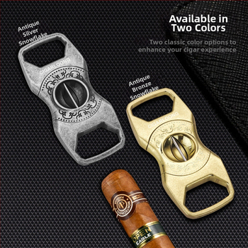 Rezač za cigare - CIGARLOONG, nehrđajući čelik, stil laganog luksuza, CC-24II