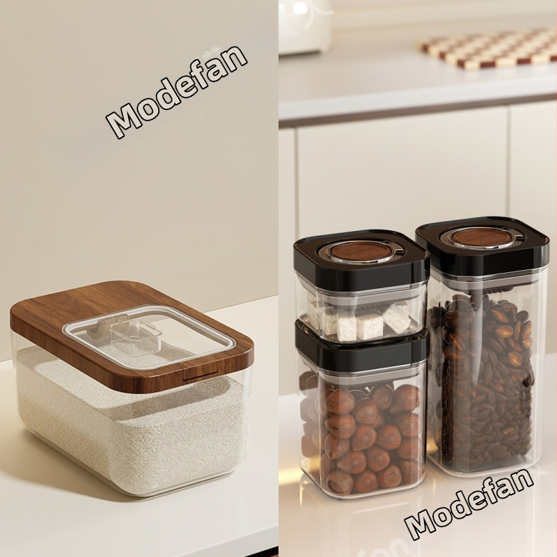 Box na skladovanie ryže, proti vlhkosti, kapacita pod 4 l, čínskeho štýlu