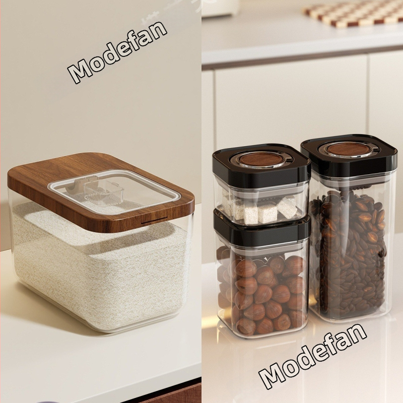 Box na skladovanie ryže, proti vlhkosti, kapacita pod 4 l, čínskeho štýlu