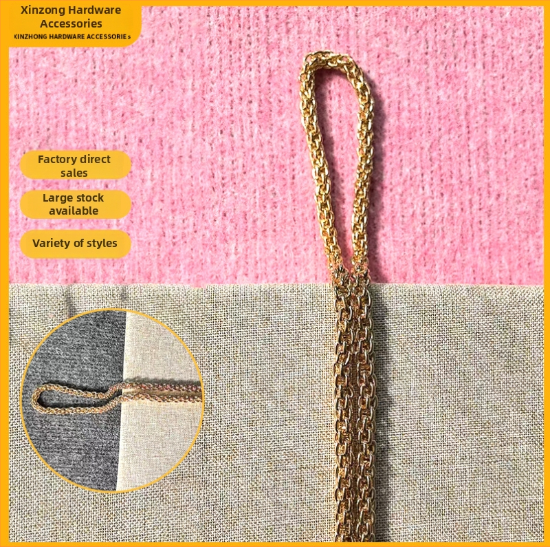 DIY dodaci za nakit – lanac od užeta za žensku torbu preko ramena, ručno pleteni, privatna marka, proljeće 2025