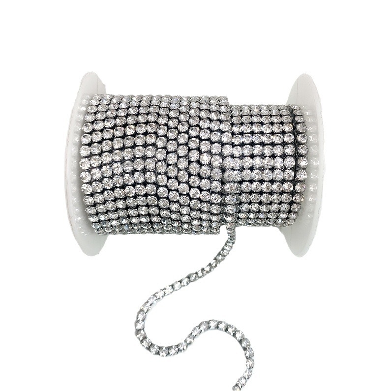 Nehrđajući čelik kandžasti lanac s inlay kamenjem, prilagodljiv, ljetno izdanje 2024