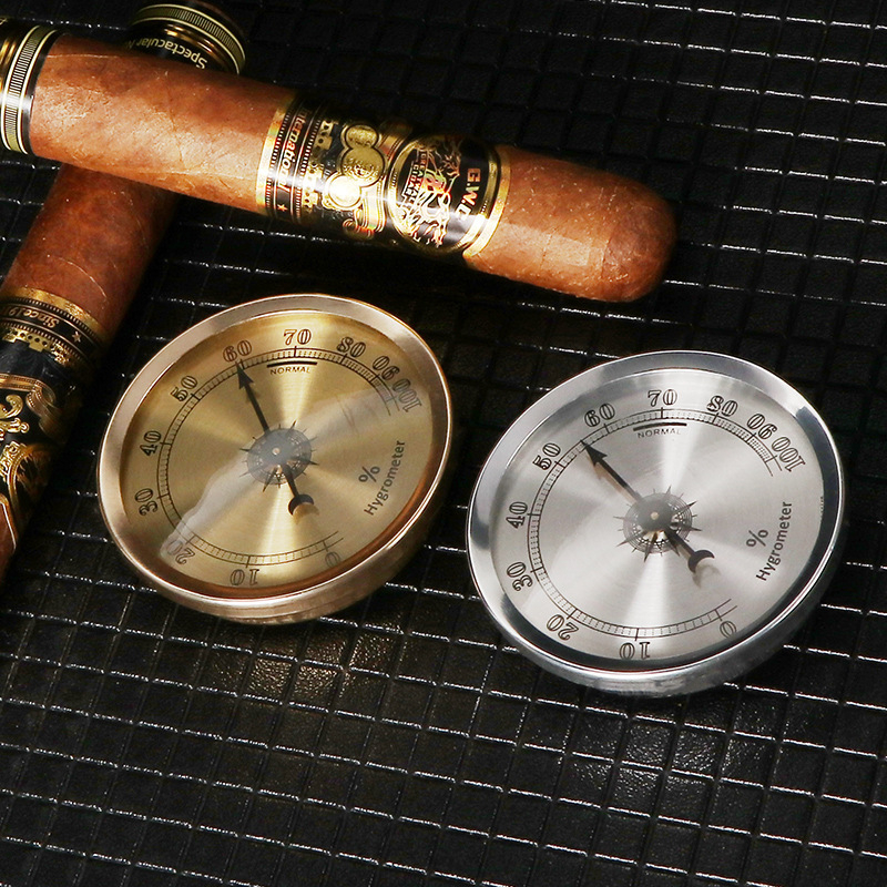Dhl higrometar za humidor cigara – bez baterije, ugrađen, kovni mjerač vlage za kutije za cigare i vinske ormariće