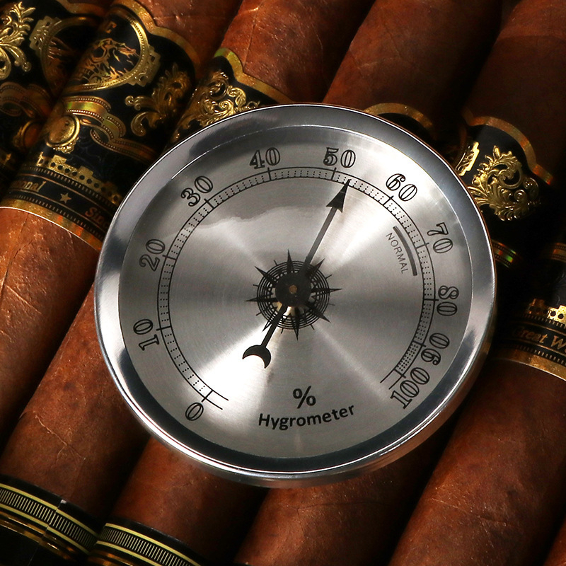 Dhl higrometar za humidor cigara – bez baterije, ugrađen, kovni mjerač vlage za kutije za cigare i vinske ormariće