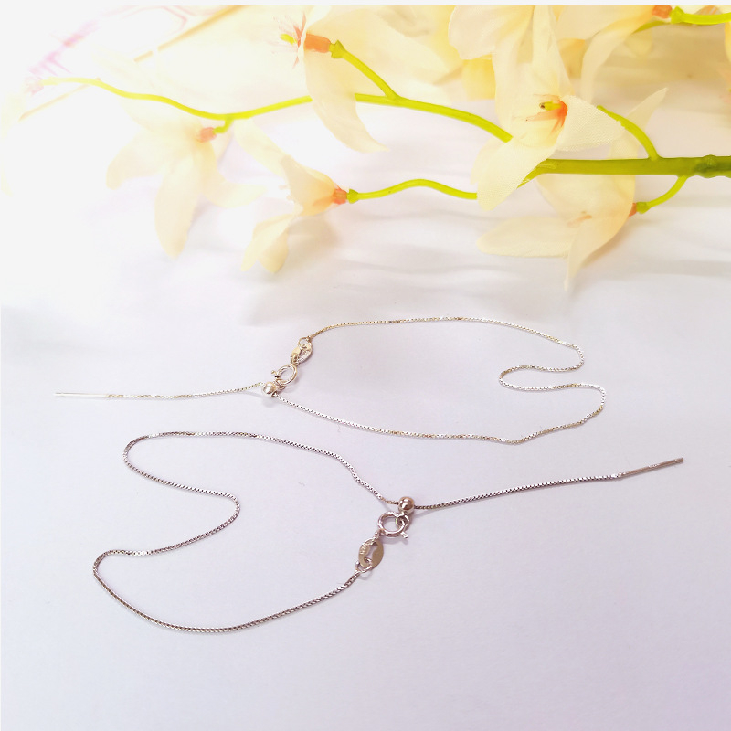 Meďný retiazkový náramok pre ženy, bez prívesku, s korálkami s malými dierkami, nastaviteľný kolík