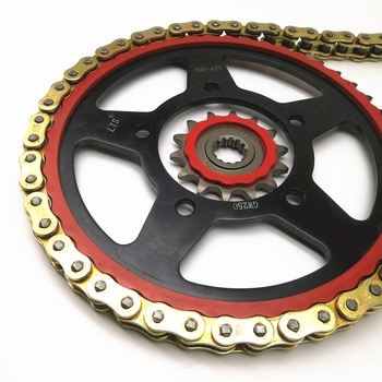 Lanț pentru motocicletă GW250 GSX250R DL250 cu pinion silențios și lanț etanș la ulei