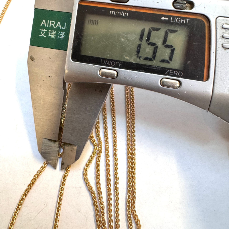 Chopard lanac, bakar, elektroplatiranje, brend Xcl, proljeće 2021