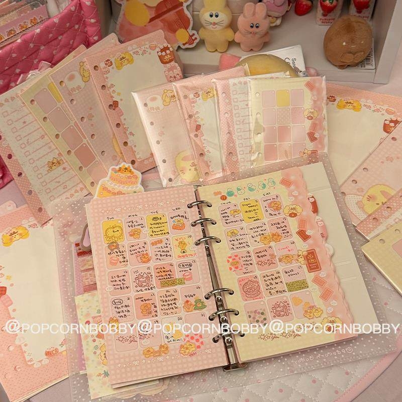 Мемо блокче с двустранни вътрешни страници с различни шарки — хартия, модерен минимализъм, печат