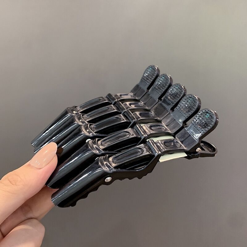 Clip de păr tip duckbill, handmade, din plastic/rășină, pentru femei, stil proaspăt și dulce