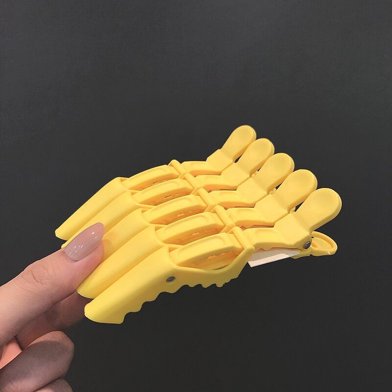 Clip de păr tip duckbill, handmade, din plastic/rășină, pentru femei, stil proaspăt și dulce