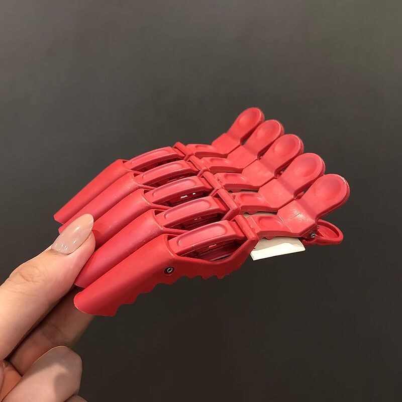 Clip de păr tip duckbill, handmade, din plastic/rășină, pentru femei, stil proaspăt și dulce