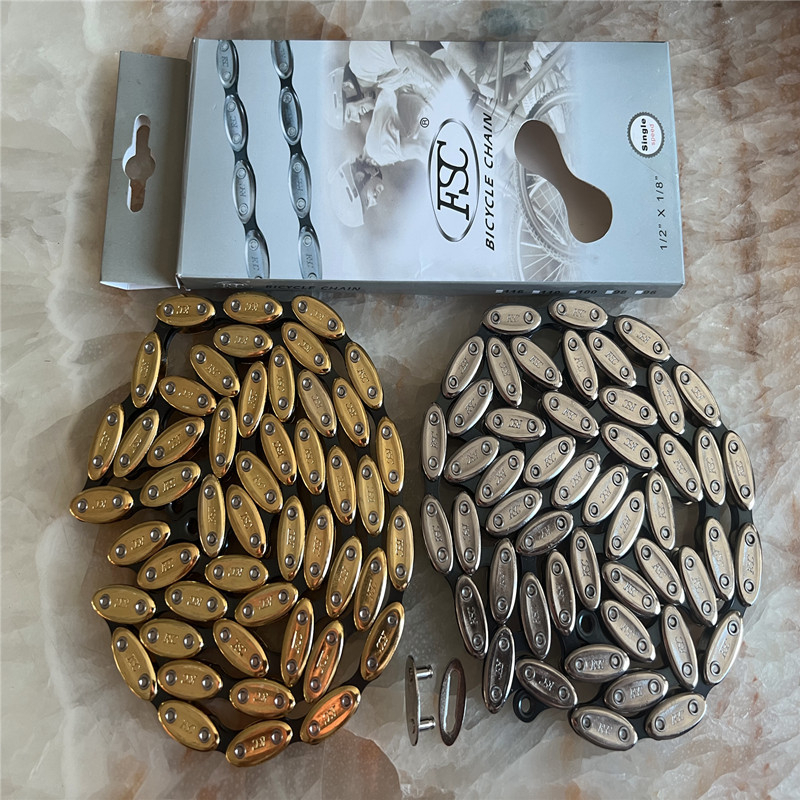 Αλυσίδα ποδηλάτου FSC Dead Flying Car NX01, από χάλυβα υψηλού άνθρακα, 100-τμημάτων, μέγιστο εφελκυστικό φορτίο 1200