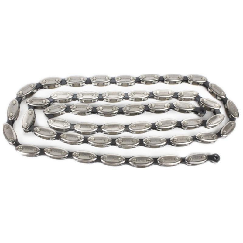 Αλυσίδα ποδηλάτου FSC Dead Flying Car NX01, από χάλυβα υψηλού άνθρακα, 100-τμημάτων, μέγιστο εφελκυστικό φορτίο 1200