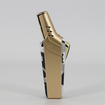 Aprinzător de trabuc din oțel inoxidabil, cu flacără jet, mare putere, pentru bucătărie, camping și coacere