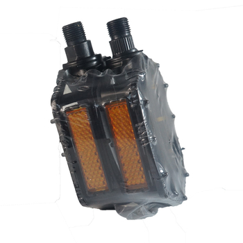 Pedala de bicicletă cu reflector, aliaj de aluminiu, model Smooth Travel British, pentru bicicletă