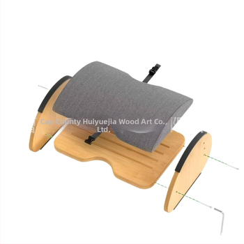 Podešavajući drveni oslonac za noge — ergonomska potpora za stopala, moderan minimalistički dizajn, model hyj924