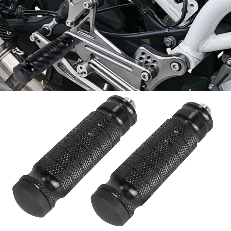 Zadnje pedale za motocikle od aluminijske legure, CNC kružne, univerzalne, obojane