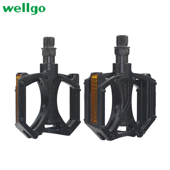 Pedale Vig 195 din aliaj de aluminiu pentru bicicletă de munte, cu rulmenți și benzi reflectorizante