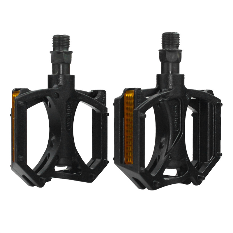 Pedale Vig 195 din aliaj de aluminiu pentru bicicletă de munte, cu rulmenți și benzi reflectorizante