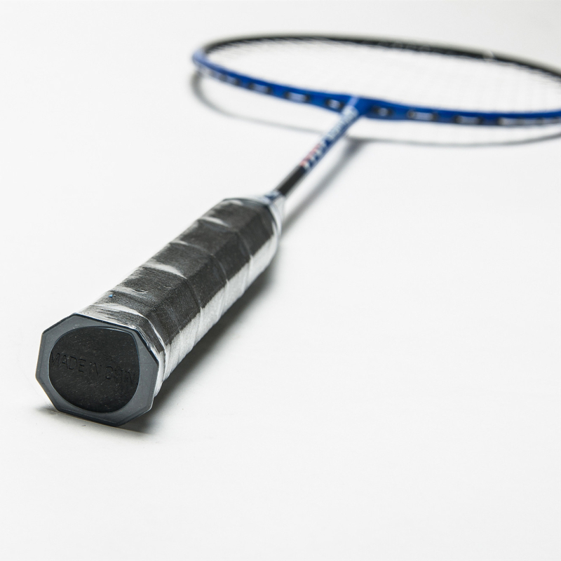 Rachetă de badminton cu cadru din aliaj de fier, șnururi din nailon, greutate 95–100 g, mâner G3, lovire orizontală (2 buc.)