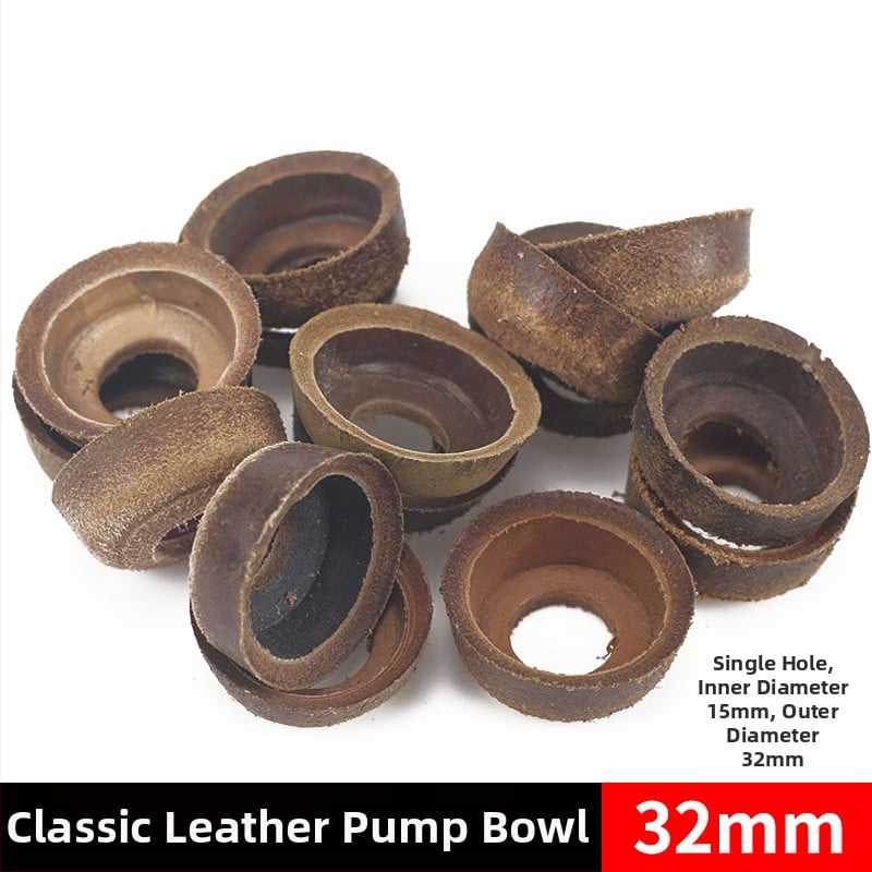 Ručna pumpa za zrak s klipom, visokotlačni cilindar, mlaznica s kožnim posudom i gumeni brtvni prsten