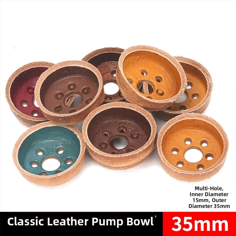 Ručna pumpa za zrak s klipom, visokotlačni cilindar, mlaznica s kožnim posudom i gumeni brtvni prsten