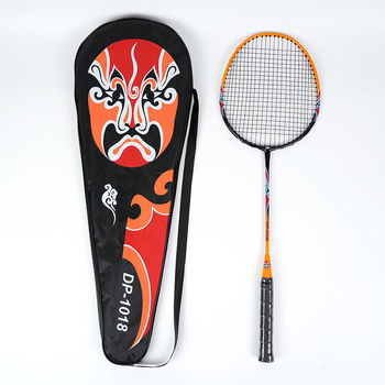 Coca badminton reketa s okvirom od čeličnog legura, najlonskim končićima, za amatere početnike, težina 95–100 g, debljina drške G5