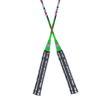 Coca badminton reketa s okvirom od čeličnog legura, najlonskim končićima, za amatere početnike, težina 95–100 g, debljina drške G5