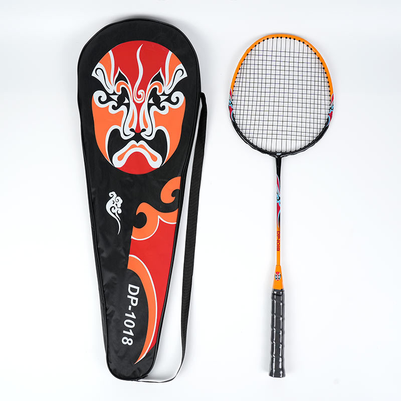 Coca badminton reketa s okvirom od čeličnog legura, najlonskim končićima, za amatere početnike, težina 95–100 g, debljina drške G5