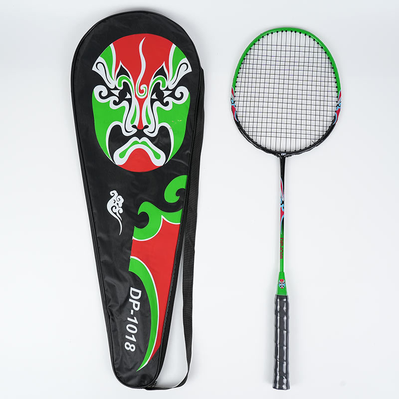 Coca badminton reketa s okvirom od čeličnog legura, najlonskim končićima, za amatere početnike, težina 95–100 g, debljina drške G5