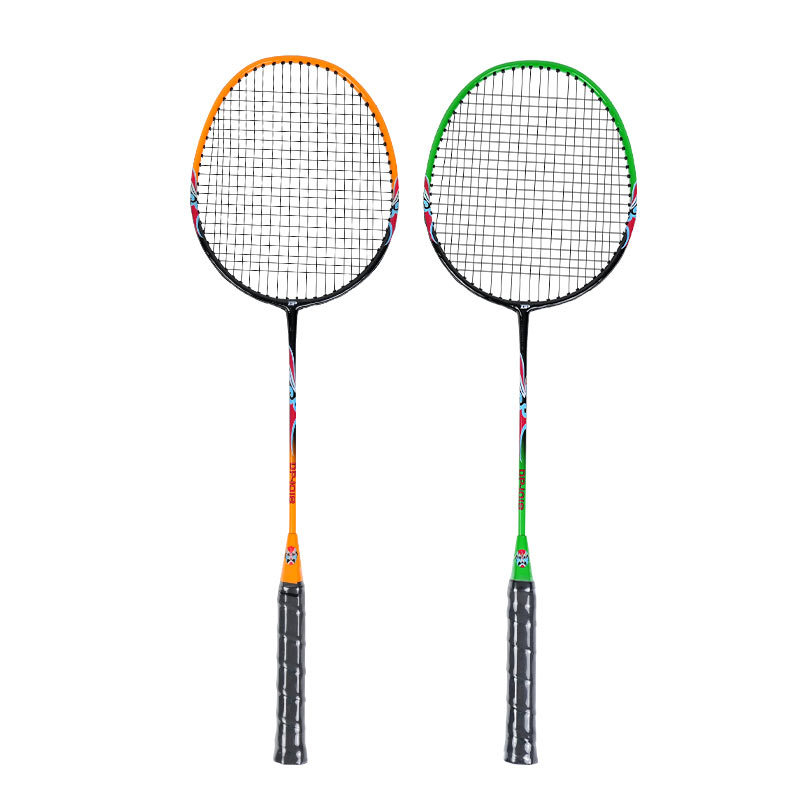 Coca badminton reketa s okvirom od čeličnog legura, najlonskim končićima, za amatere početnike, težina 95–100 g, debljina drške G5