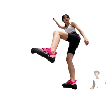 Unisex παπούτσια αναρρίχησης για εσωτερικό μπολντέρνγκ, Velcro κλείσιμο, άνω μέρος από Super Fiber, αντιολισθητική εξωτερική σόλα από καουτσούκ, μεσαία σόλα από καουτσούκ