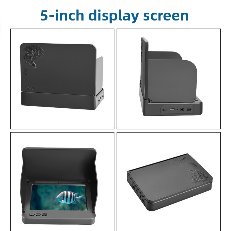 Podvodný rybársky detektor s 220° širokým uhlom, napájanie DC 10–18V, rozsah hĺbky 0,6–30 m, podpora jazyka Angličtina