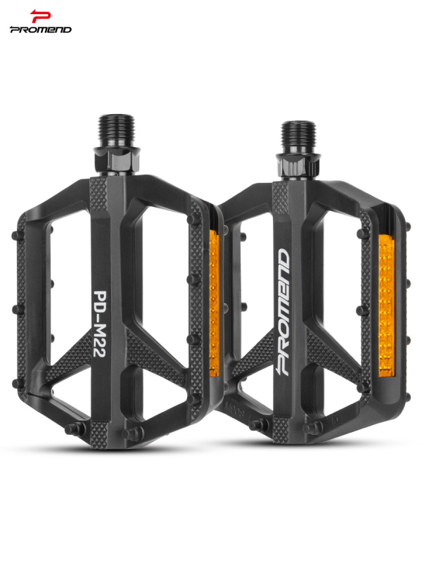 PROMEND PD-M22 pedale pentru bicicletă, corp din nylon, ax din oțel bor — ultraușoare 277 g, compatibile cu biciclete de munte, de drum și pliabile