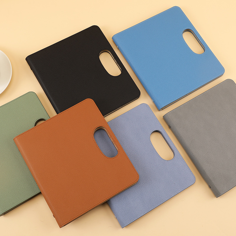 Prijenosni poslovni bilježnica s listovima, višenamjenski; marka Qingxuan; korica otporna na otiske prstiju; veza: loose-leaf; Dowling papir 80 g/m²