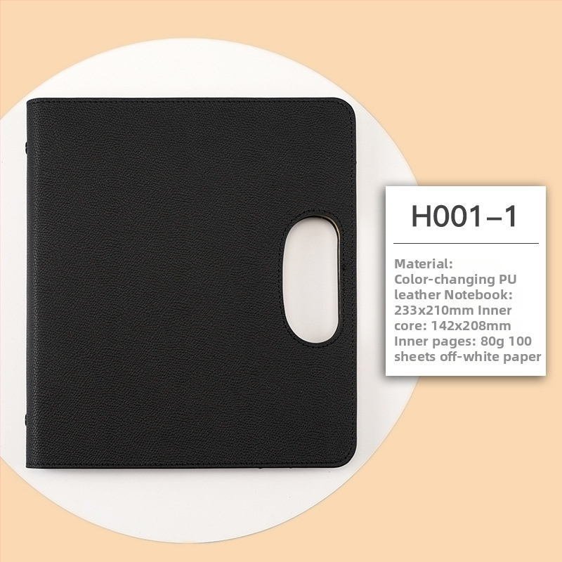 Prijenosni poslovni bilježnica s listovima, višenamjenski; marka Qingxuan; korica otporna na otiske prstiju; veza: loose-leaf; Dowling papir 80 g/m²