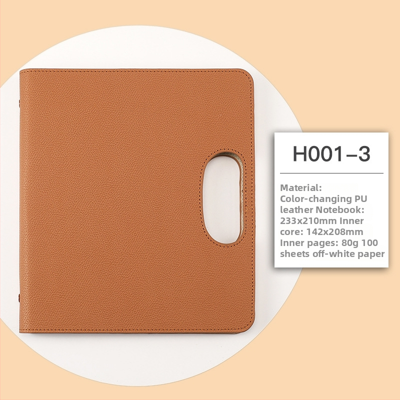 Prijenosni poslovni bilježnica s listovima, višenamjenski; marka Qingxuan; korica otporna na otiske prstiju; veza: loose-leaf; Dowling papir 80 g/m²