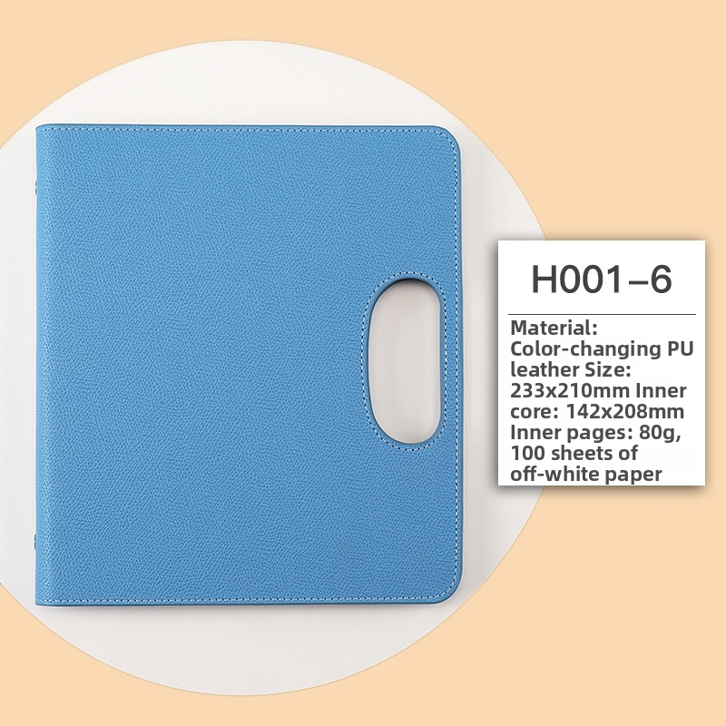 Prijenosni poslovni bilježnica s listovima, višenamjenski; marka Qingxuan; korica otporna na otiske prstiju; veza: loose-leaf; Dowling papir 80 g/m²