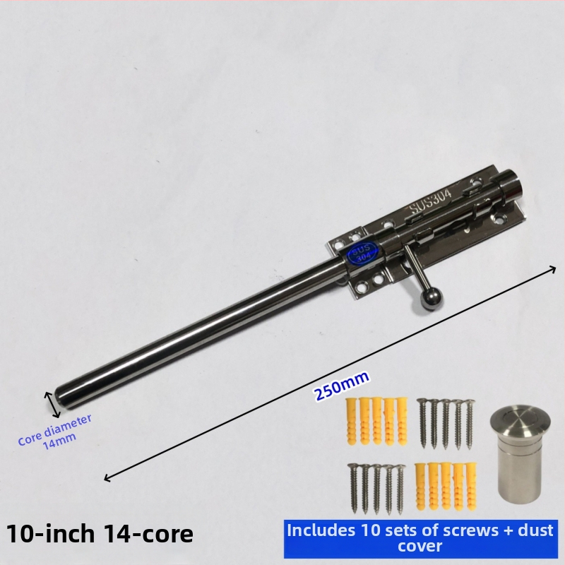 Brava za vrata tip Nebo i Zemlja, od nehrđajućeg čelika, polirana površina, gornja i donja brava sa zaštitnim poklopcem za prašinu