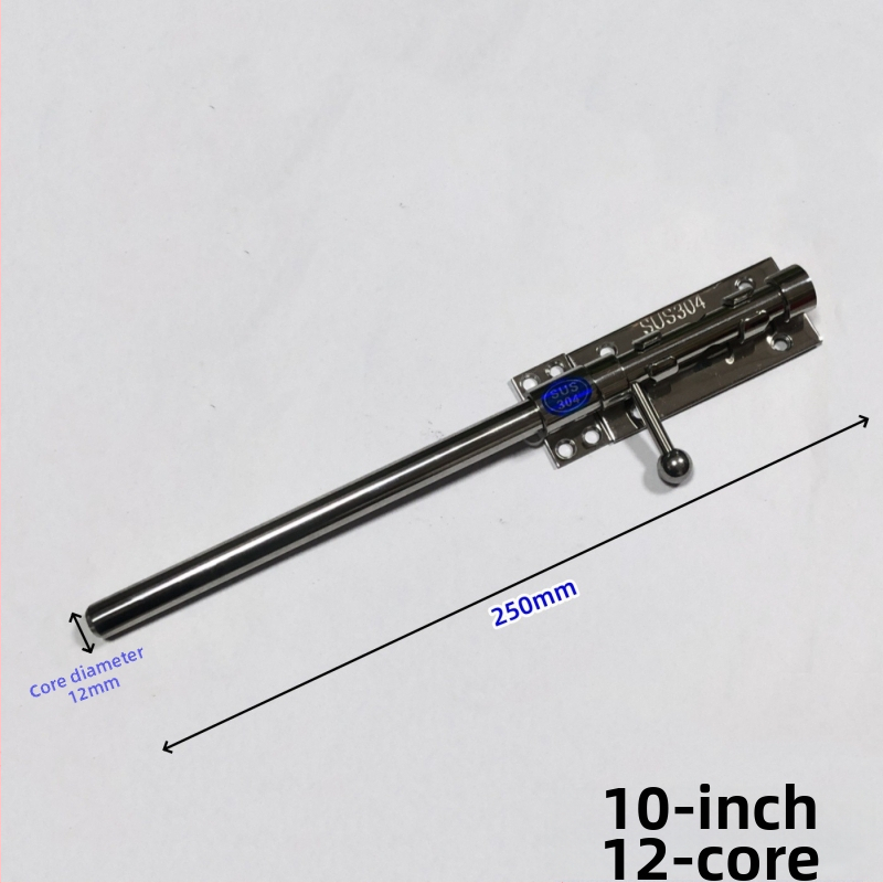 Brava za vrata tip Nebo i Zemlja, od nehrđajućeg čelika, polirana površina, gornja i donja brava sa zaštitnim poklopcem za prašinu