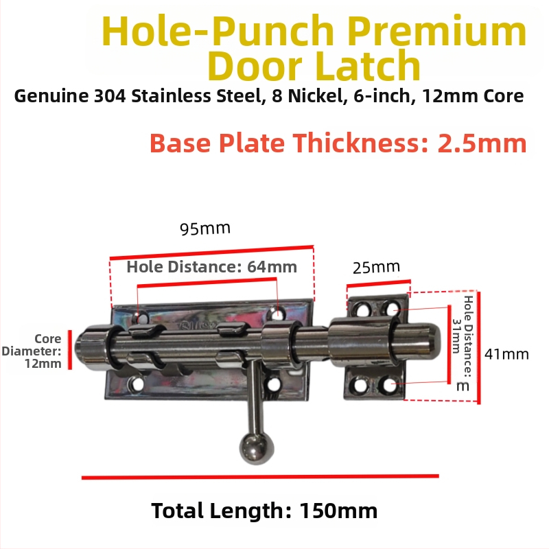Brava za vrata tip Nebo i Zemlja, od nehrđajućeg čelika, polirana površina, gornja i donja brava sa zaštitnim poklopcem za prašinu