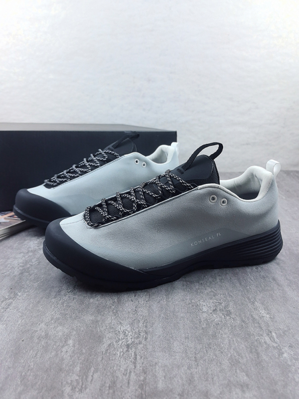 Pantofi de drumeție cu partea superioară din velur, interior din plasă, talpă din cauciuc antiderapant, Jin qiang pentru bărbați