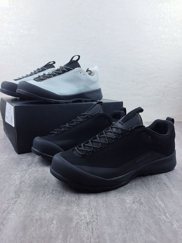 Pantofi de drumeție cu partea superioară din velur, interior din plasă, talpă din cauciuc antiderapant, Jin qiang pentru bărbați