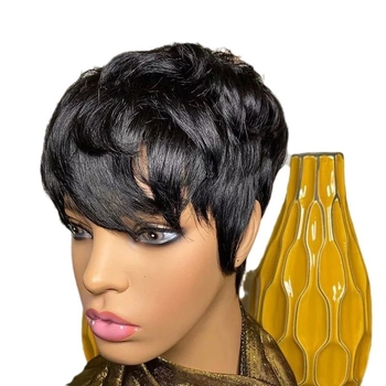 Rövid, göndör Afro Bob paróka