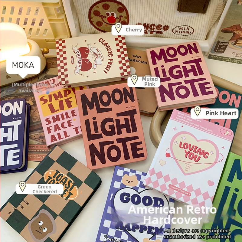 Caiet de buzunar A7, stil retro, 50–100 pagini, hârtie 80 gsm, legare cu sârmă