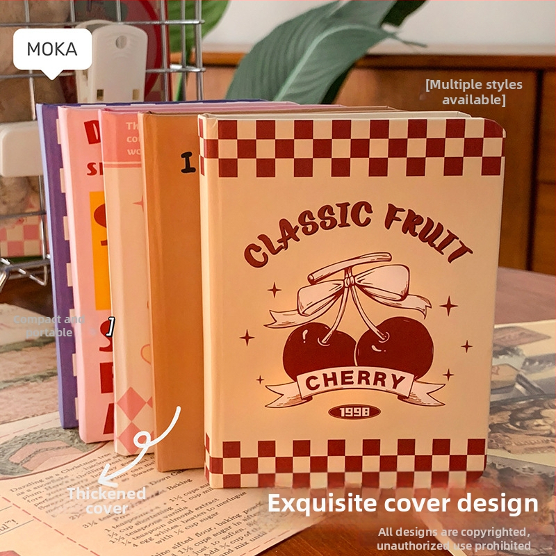 Caiet de buzunar A7, stil retro, 50–100 pagini, hârtie 80 gsm, legare cu sârmă