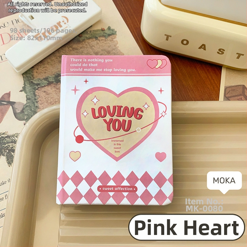 Caiet de buzunar A7, stil retro, 50–100 pagini, hârtie 80 gsm, legare cu sârmă