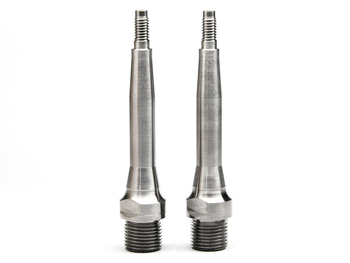 Axă pedală bicicletă din aliaj de titan, compatibilă cu pedalele TIME pentru modificări și upgrade.