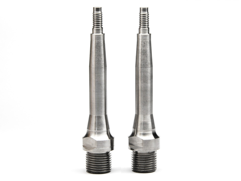 Axă pedală bicicletă din aliaj de titan, compatibilă cu pedalele TIME pentru modificări și upgrade.