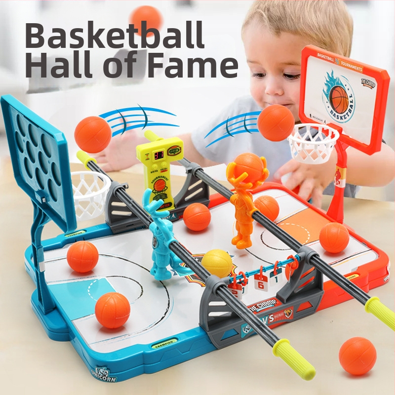 Dječja stolna igra basketa prstima – unutarnje interaktivno natjecanje uz tajmer, za djecu od 4 do 6 godina